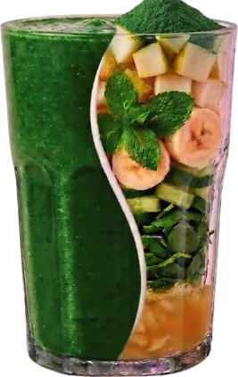 VIVA GREEN — smoothie de espirulina verde, pera y menta